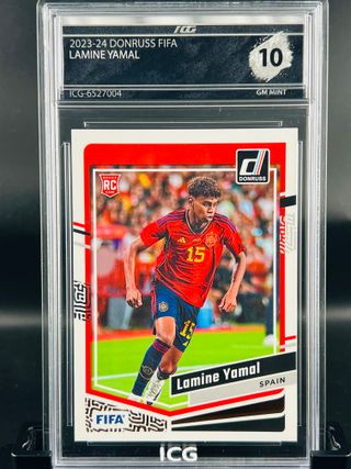 Cromo Lamine Yamal Rookie Donruss FIFA 10