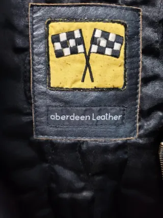 Chaqueta Cuero Aberdeen Negra