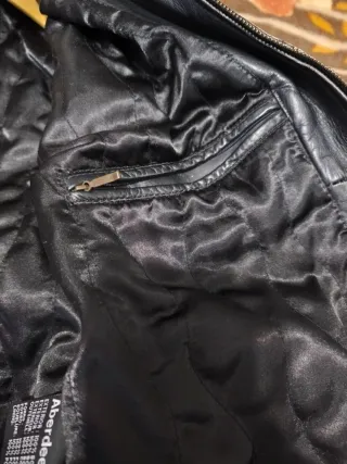 Chaqueta Cuero Aberdeen Negra