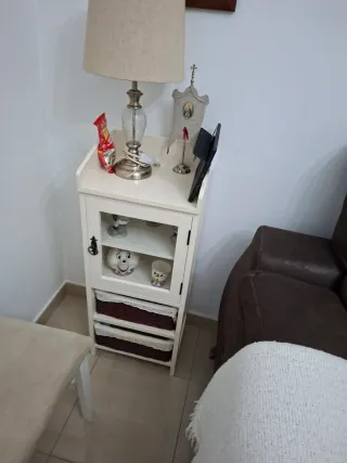 Entradita de madera y cristal