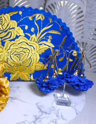 Bolso Flamenca, Flor y Pendientes