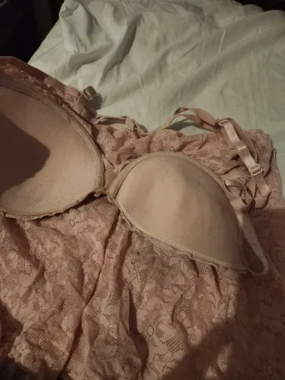 Picardías encaje rosa talla única