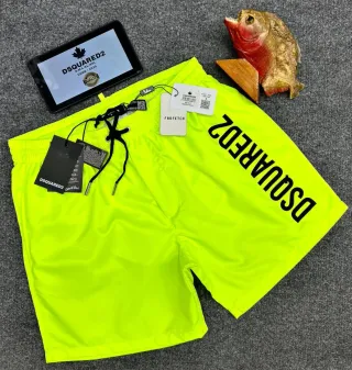 DSQUARED2 Costume Giallo Fluo Taglia XXL