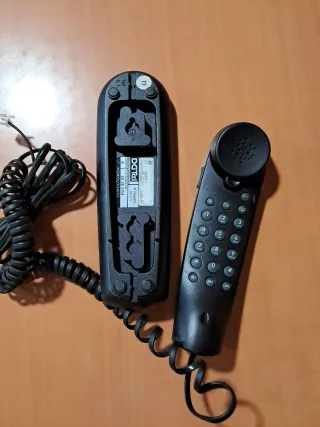 Teléfono fijo Philips negro