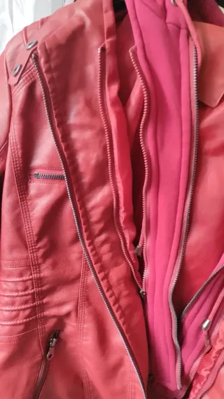 Chaqueta roja mujer a estrenar