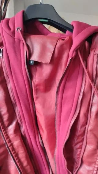Chaqueta roja mujer a estrenar