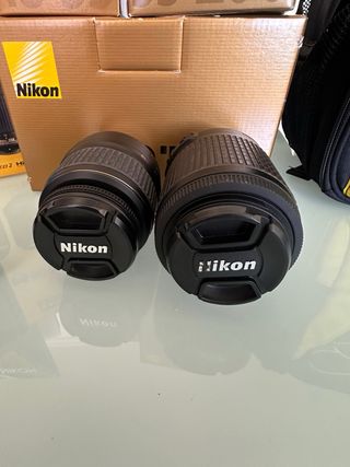 Kit Cámara Nikon D3100 + Lentes + Accesorios