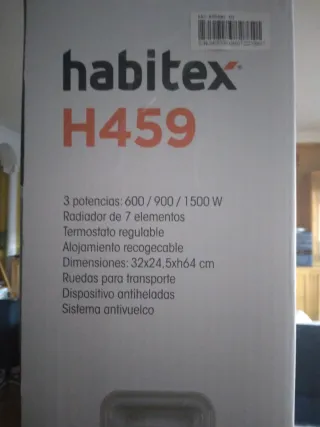 Habitex Radiador Aceite 1500W