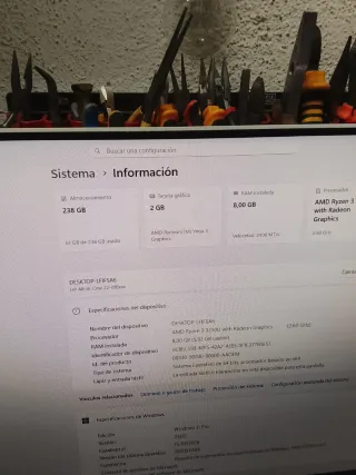 PC Sobremesa HP Blanco