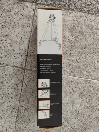 Trípode para cámara 3-way panhead. TR-267