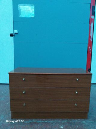 Cómoda de madera 4 cajones