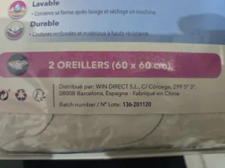 2 Almohadas DreamCare Microfibra