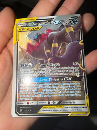 Umbreon y Darkrai GX Carta Pokémon