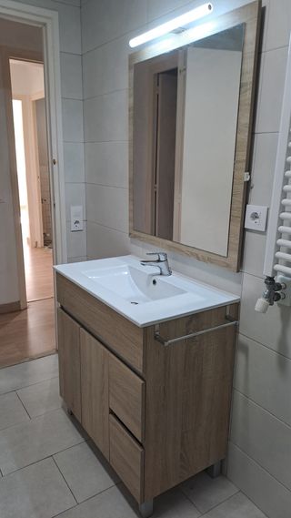 Espejo de baño con luz LED