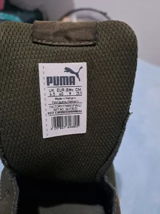 Zapatos Puma Unisex Verde Oliva