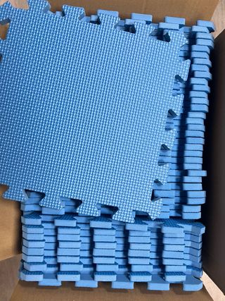 Suelo Puzzle Azul Foam