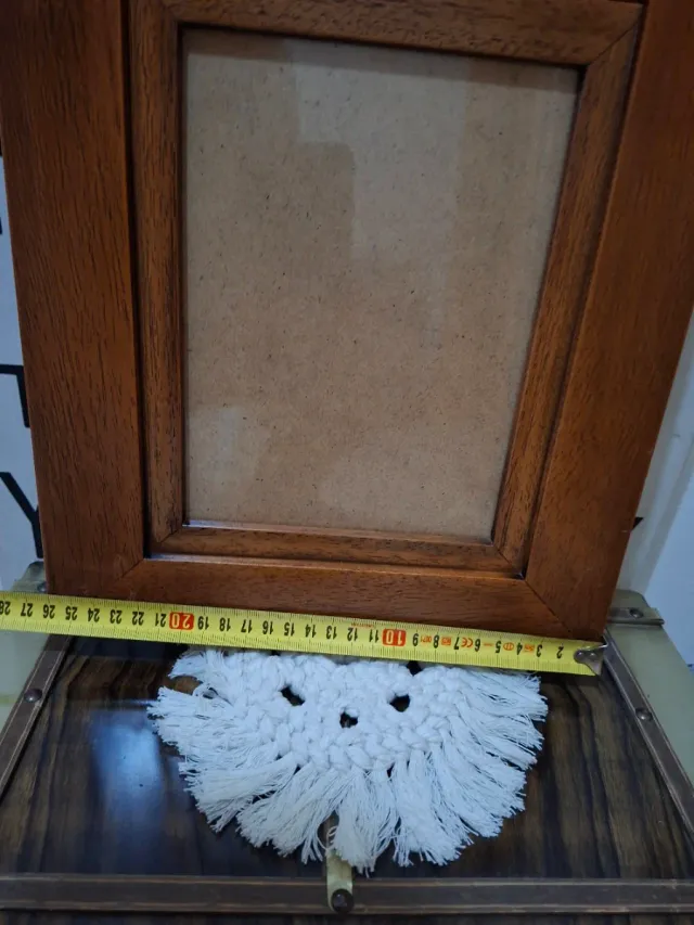 Marco fotos madera vintage 3 fotos. Nuevo.