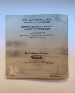 Manual Pokémon Soulsilver Nintendo DS Original