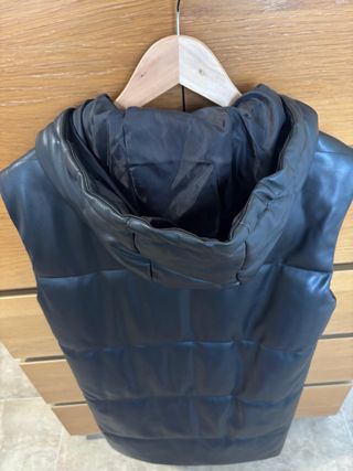 Chaleco largo Mujer efecto piel Cortefiel Talla S