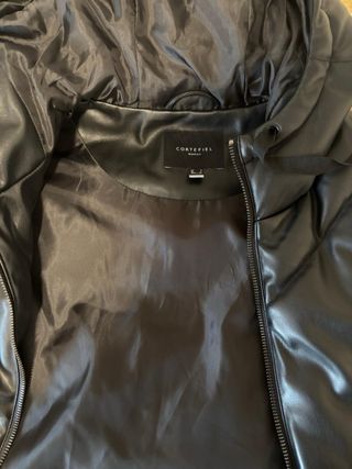 Chaleco largo Mujer efecto piel Cortefiel Talla S