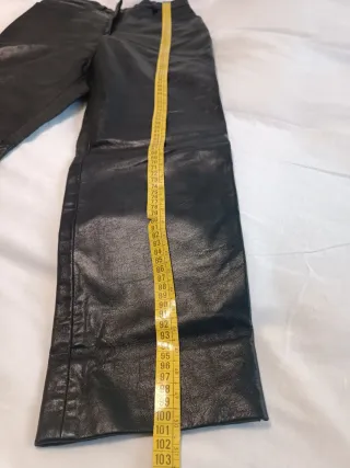 Pantalón Cuero Vintage Talla 40
