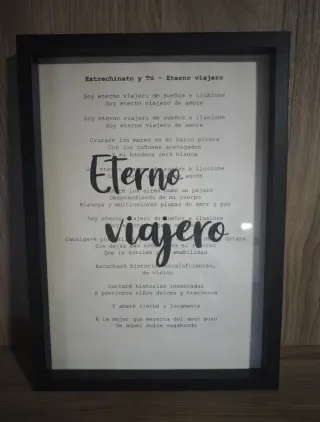 Cuadro Eterno Viajero Extrechinato y Tú