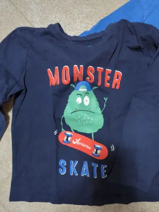 Camisetas Manga Larga ropa niño Talla 4/5 años