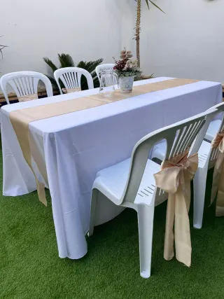 Alquiler de sillas y mesas