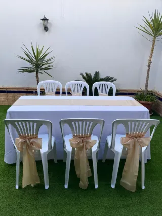 Alquiler de sillas y mesas