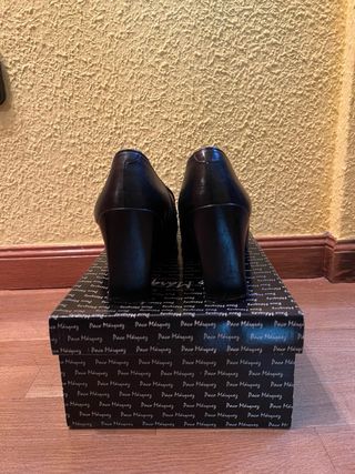 Zapatos de piel tacón Paco Herrero