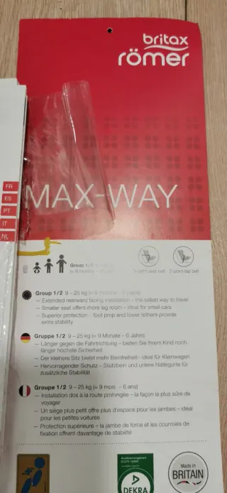 Silla Coche Britax Römer Max-Way