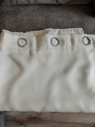 2 Tende Beige con Occhielli