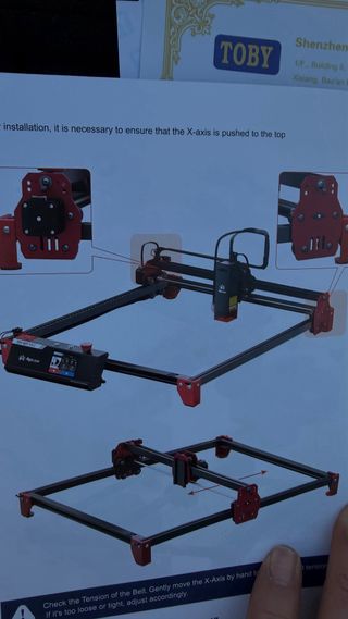 Grabadora Láser AlgoLaser DIY Kit MK2 + Rodillo RR