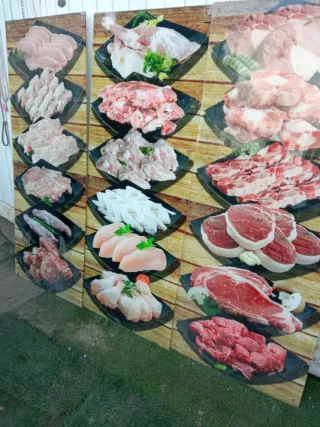 3 Carteles Carnicería