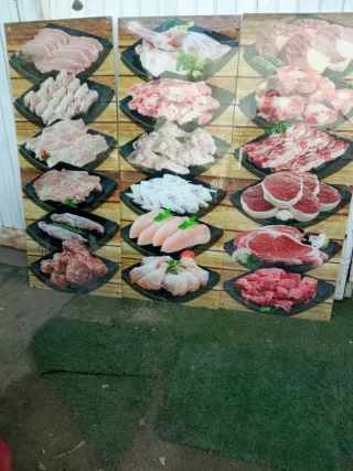 3 Carteles Carnicería