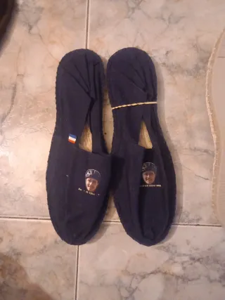 Zapatillas de esparto suela goma