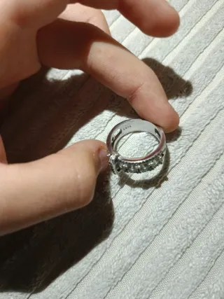 Anillo Plata con Diamantes