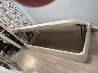 Canapé Pikolin 90x190cm Beige/Blanco