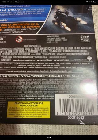 Blu-ray Steelbook The Dark Knight Rises