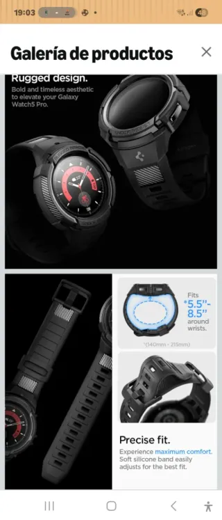 Samsung Galaxy Watch 5 Pro 45mm Negro