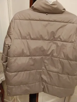 Chaquetón Reversible Pilar Prieto Beige