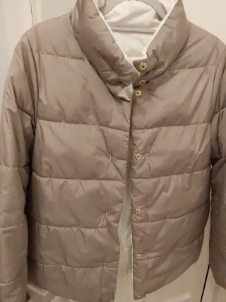 Chaquetón Reversible Pilar Prieto Beige