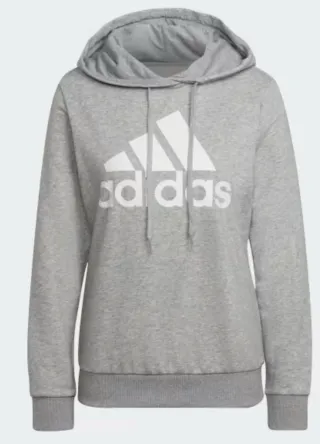 Sudadera Adidas Gris con Logo Blanco Unisex.