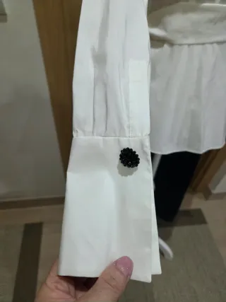 Conjunto Camisa Blanca y Pantalón Azul