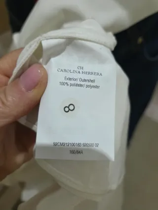 Conjunto Camisa Blanca y Pantalón Azul