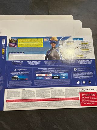 Caja PS4 Edición Fortnite 500GB HDR