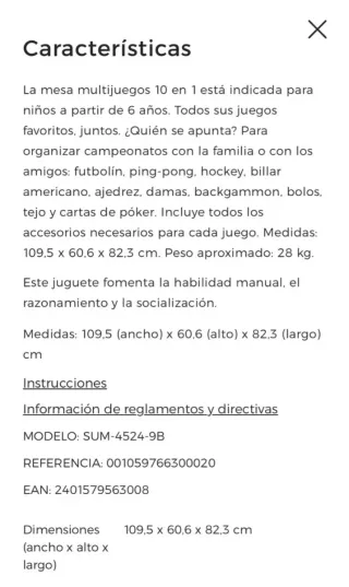 Mesa Multijuegos: Billar, Futbolín y más