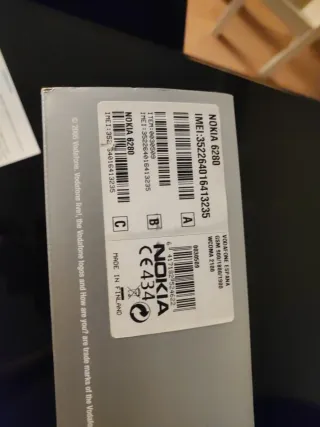 Scatola originale per telefono Nokia 6280 Vodafone