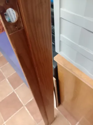 Puerta de interior con cristales