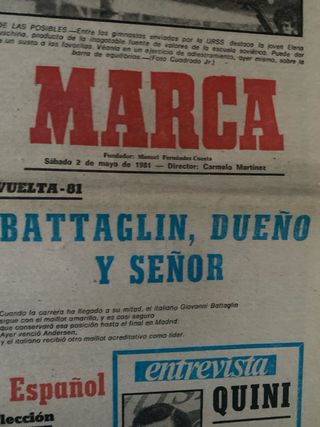 Periódicos MARCA 1980-1981